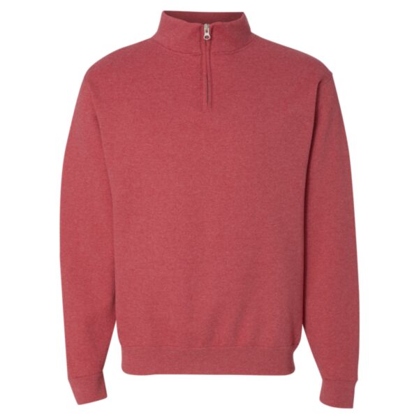 Nublend® Cadet Collar Quarter-Zip Sweatshirt Thumbnail