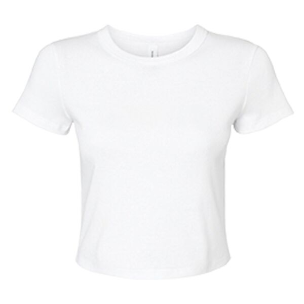 Ladies' Micro Ribbed Baby Tee Thumbnail