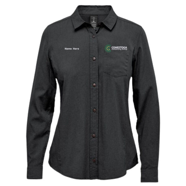 19. Azores Embroidered Ladies Quick Dry Shirt QRT-2W Thumbnail