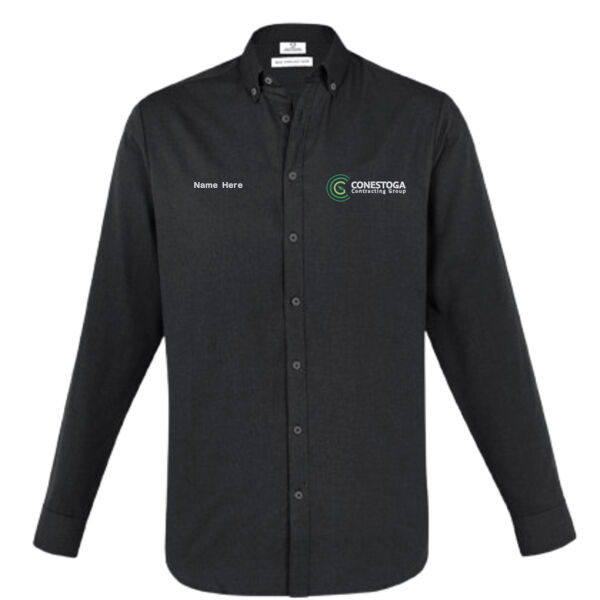 16. Memphis Embroidered Men's  Long Sleeve Shirt S127ML Thumbnail