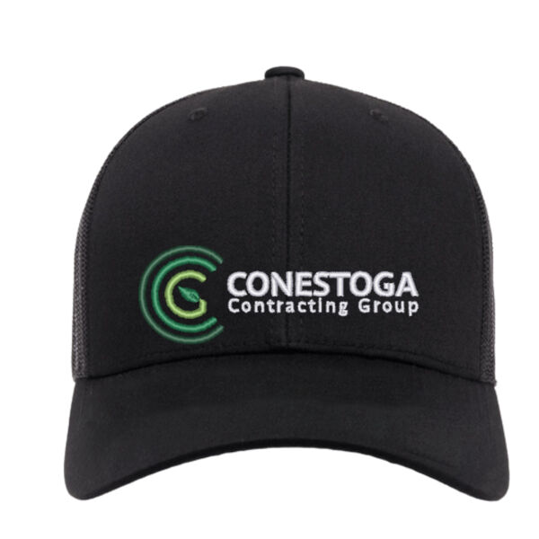 21. Yupoong Embroidered Trucker Hat 6606 Thumbnail