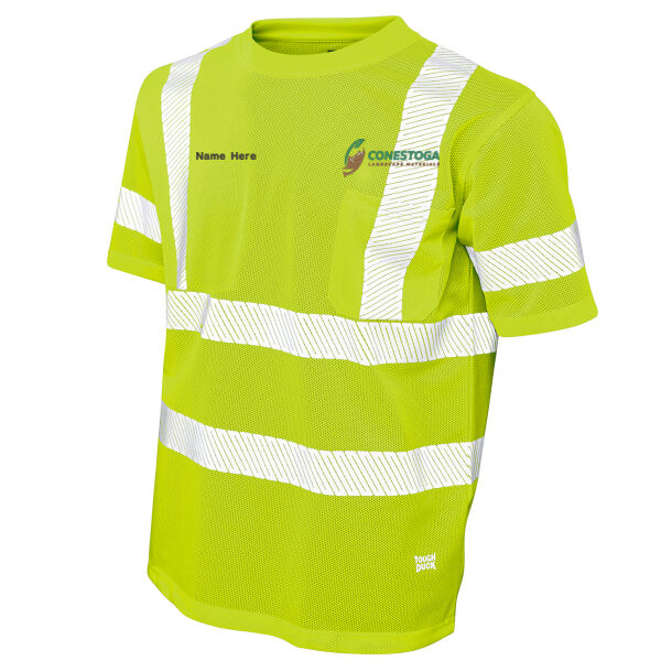 1. Tough Duck Embroidered Micro Mesh Hi-Vis Safety T-Shirt S392 Thumbnail
