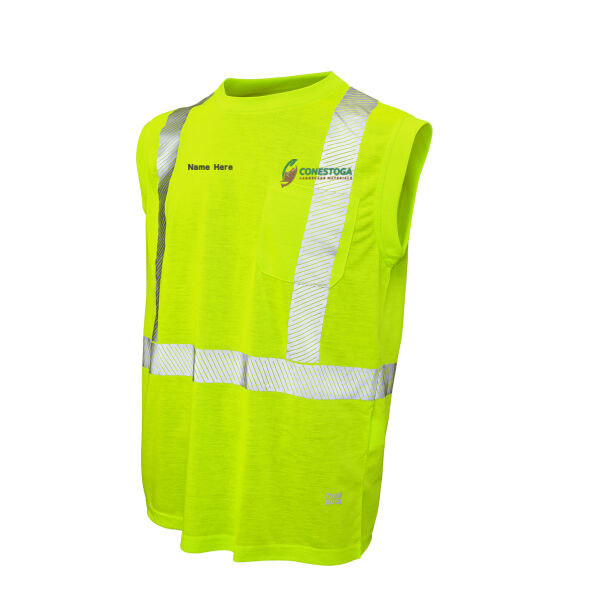 2. Tough Duck Embroidered Sleeveless Hi-Vis Shirt ST15 Thumbnail