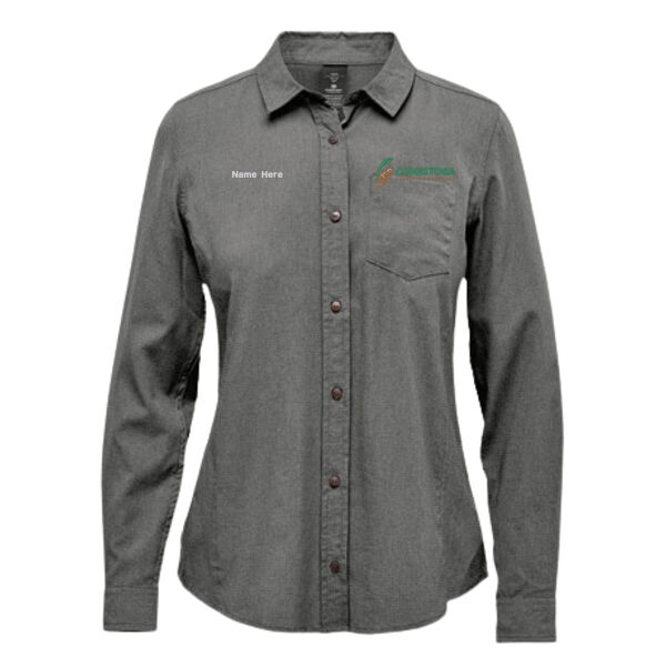 20. Azores Embroidered Ladies Quick Dry Shirt QRT-2W Thumbnail