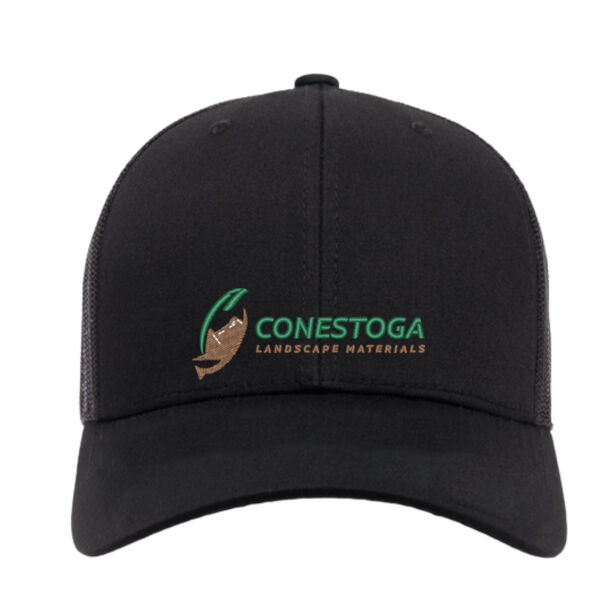 22. Yupoong Embroidered Trucker Hat 6606 Thumbnail