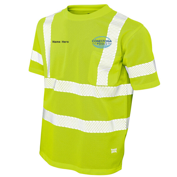 1. Tough Duck Embroidered Micro Mesh Hi-Vis Safety T-Shirt S392 Thumbnail