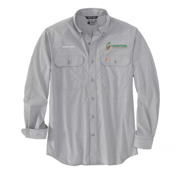 24. Carhartt Lightweight Long-Sleeve Button Down Shirt 105291 Thumbnail