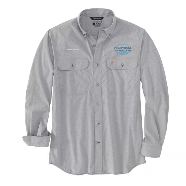 23. Lightweight Long-Sleeve Button Down Shirt Thumbnail