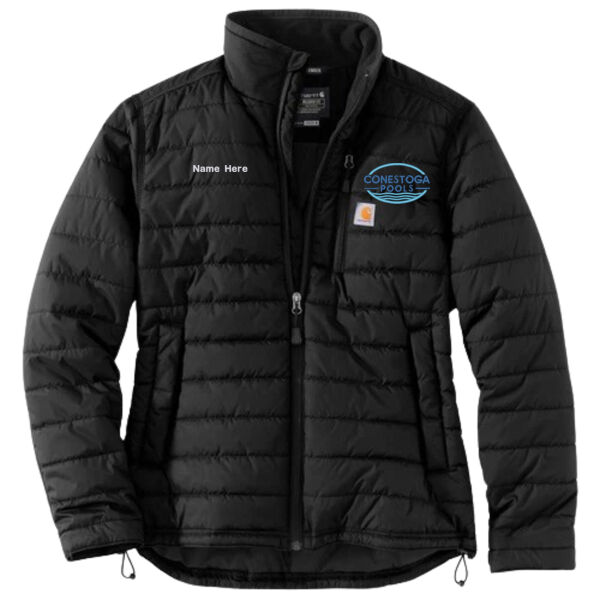 25. Embroidered Carhartt Women's Rain Defender® Relaxed Fit Lightweight Insulated Jacket - 104314 Thumbnail