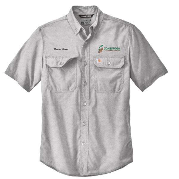 26. Carhartt Force Relaxed Fit Lightweight Short-Sleeve Button Down Shirt - 105292 Thumbnail