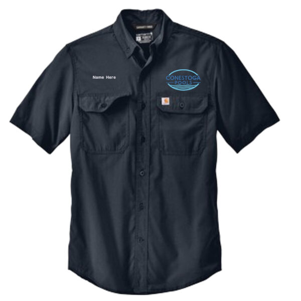 29. Carhartt Force Relaxed Fit Lightweight Short-Sleeve Button Down Shirt - 105292 Thumbnail