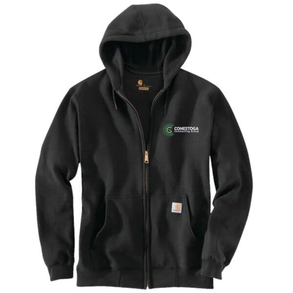 Embroidered Carhartt Loose Fit Midweight Full Zip Sweatshirt Thumbnail