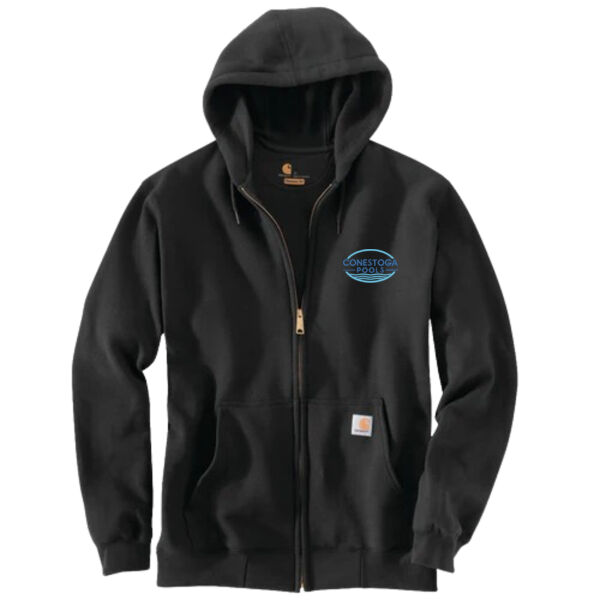 Embroidered Carhartt Loose Fit Midweight Full Zip Sweatshirt Thumbnail